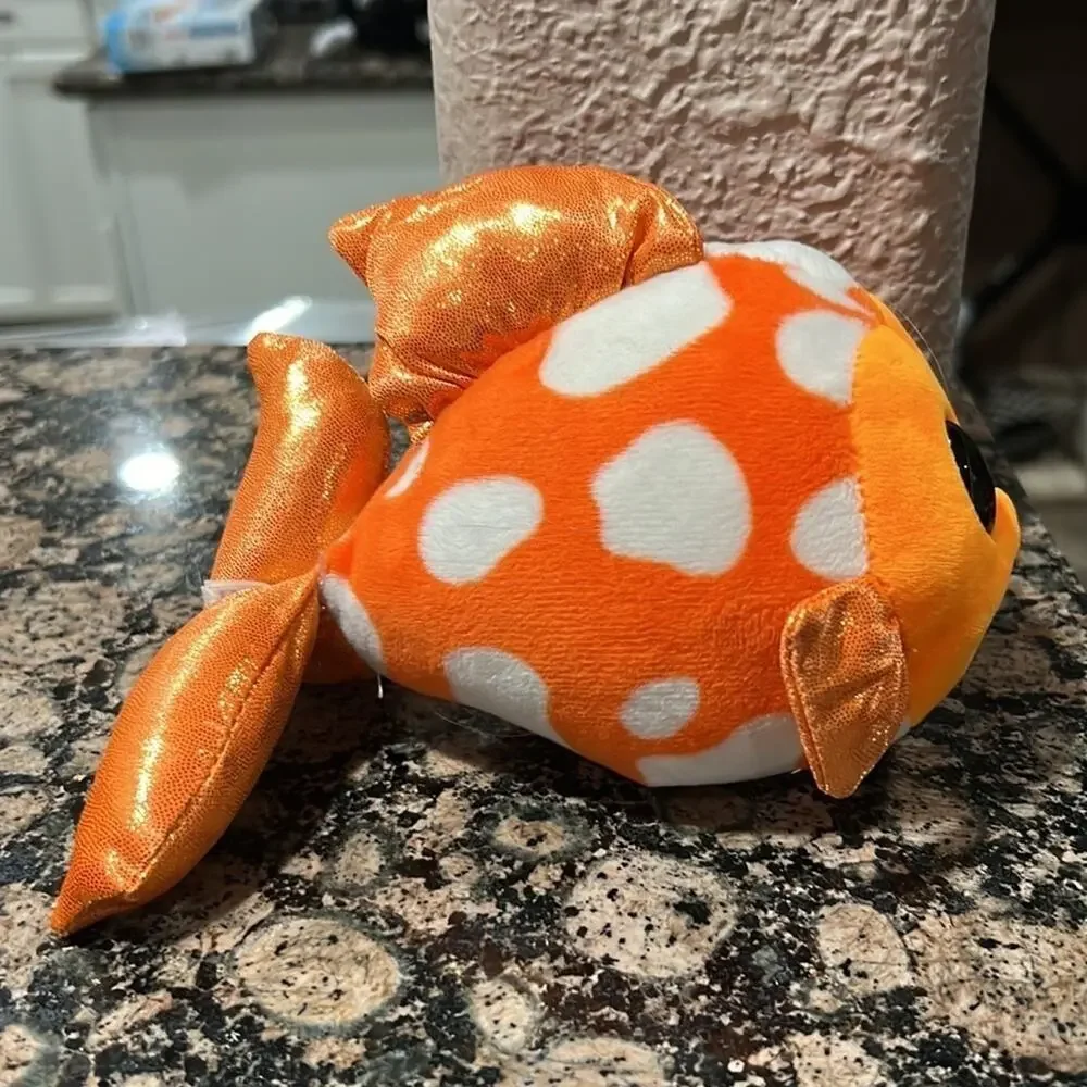 Ty beanie Boos baby Sami the Fish Boo 5” NWT Stuffed Animal Toy